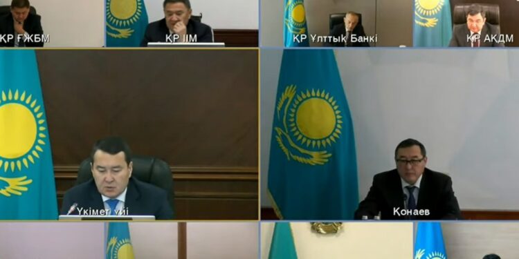 Стоп-кадр из видеосюжета пресс-службы Правительства Казахстана